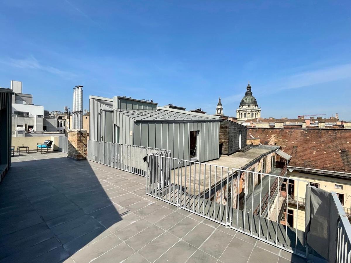 Penthouse W Private Rooftop And Free Parking Budapešť Exteriér fotografie
