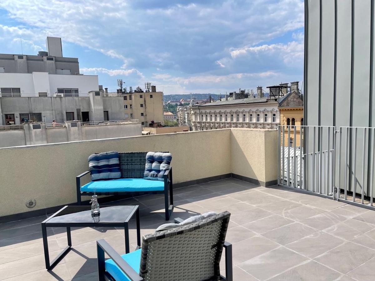 Penthouse W Private Rooftop And Free Parking Budapešť Exteriér fotografie