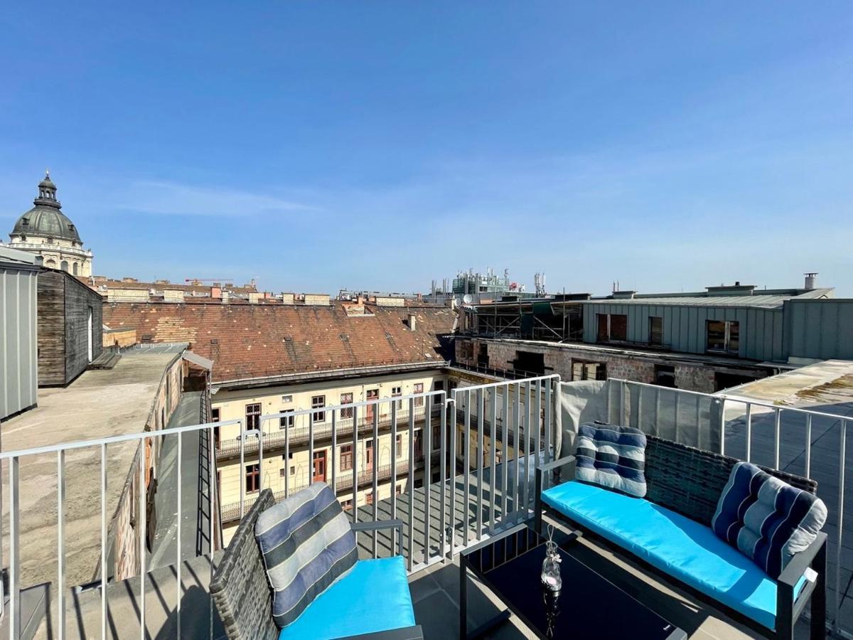 Penthouse W Private Rooftop And Free Parking Budapešť Exteriér fotografie